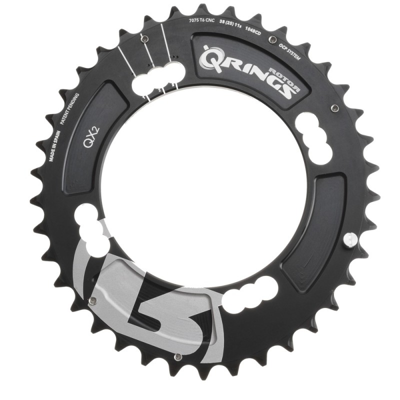 Rotor Q-Ring Double Chainring (104BCD)