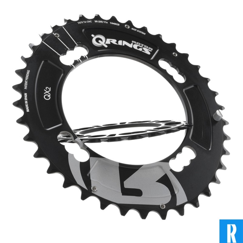 パーツ ROTOR Q-rings 52x36 30%off】ROTOR Q-Ring 110 PCD SHIMANO 4ARM 52Tx36Tセット