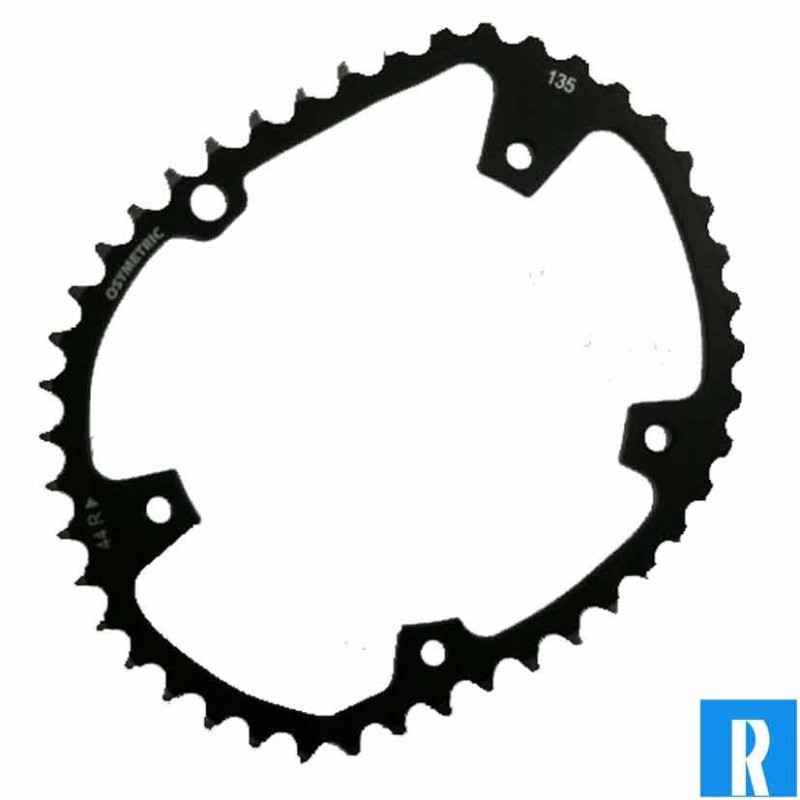 O.Symetric Oval Chainring 135BCD 5-arms innerblade 44 Campagnolo