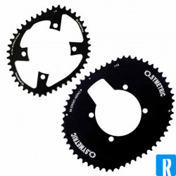 O.Symetric Oval Chainring 110BCD 4-arms ErgoAero innerblade