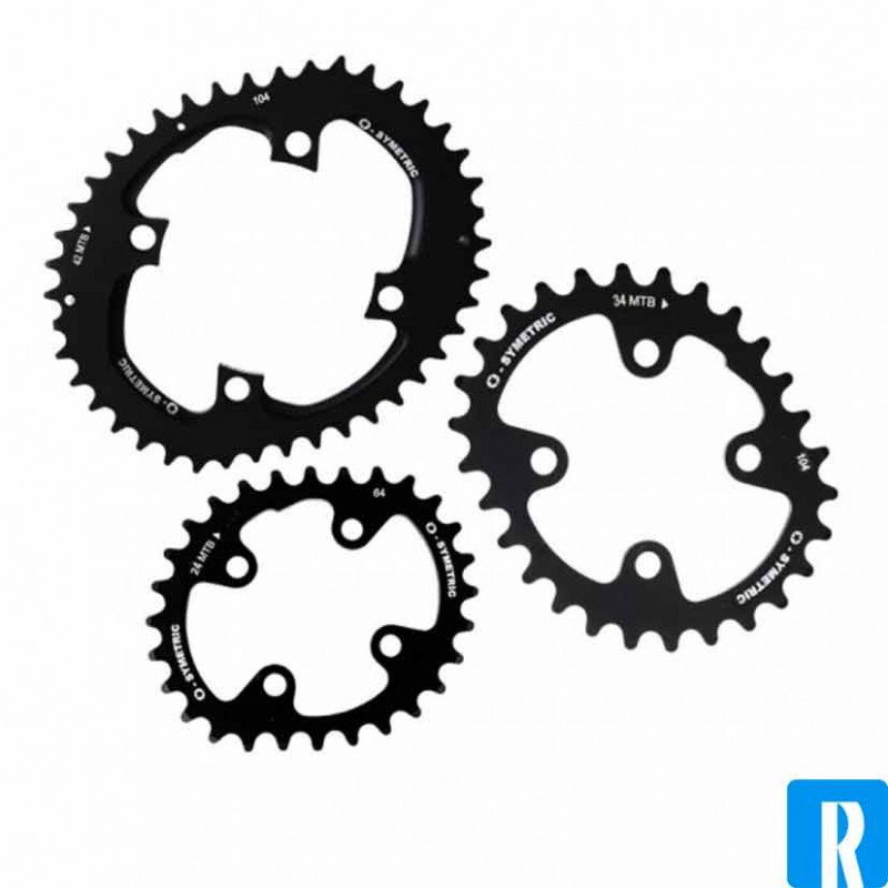 ovale tandwielen  64BCD 4-arms binnenblad 28 XTRM980