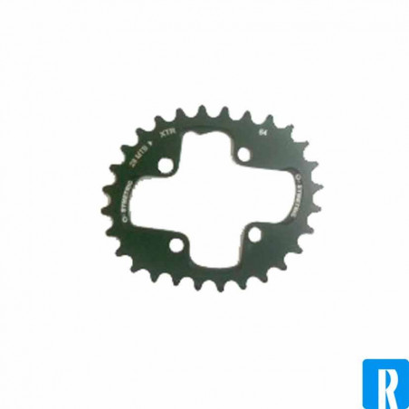 O.Symetric Oval Chainring 104BCD middle blade 34 XC3