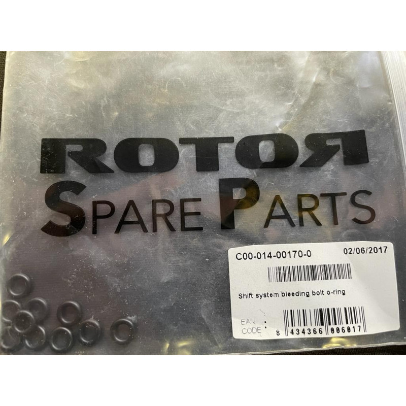 Rotor Shift System Bleeding Bolt O-Ring Rotor Shift System Bleeding Bolt O-Ring