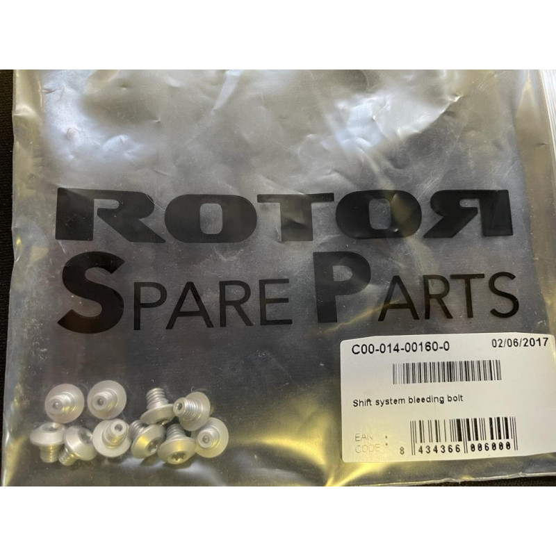 Rotor Shift System Bleeding Bolt