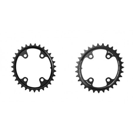 Rotor Q-ring GRX Oval Chainring - Inner / Outer (BCD80/110x4)