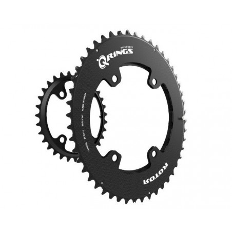 Rotor Q-ring GRX Oval Chainring - Inner / Outer (BCD80/110x4)